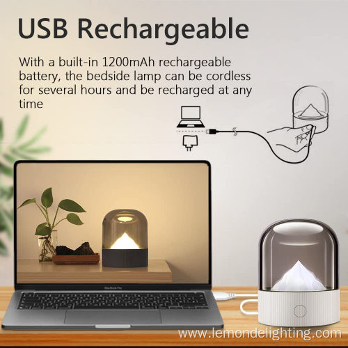 USB Rechargeable Led Dimmable Table Lamp Night light